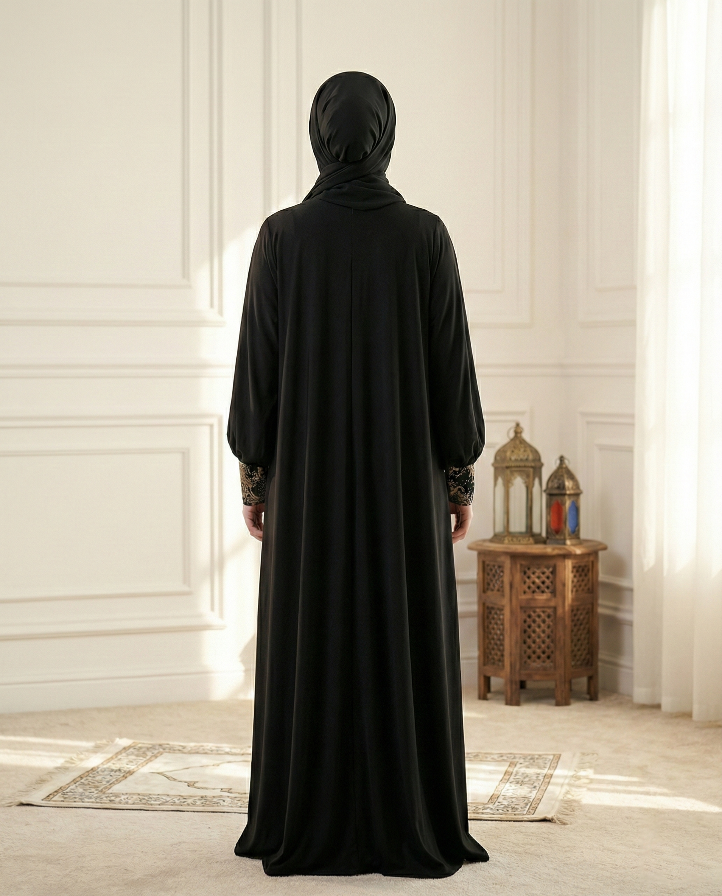 أسدال صلاة وقار – أسود كلاسيك