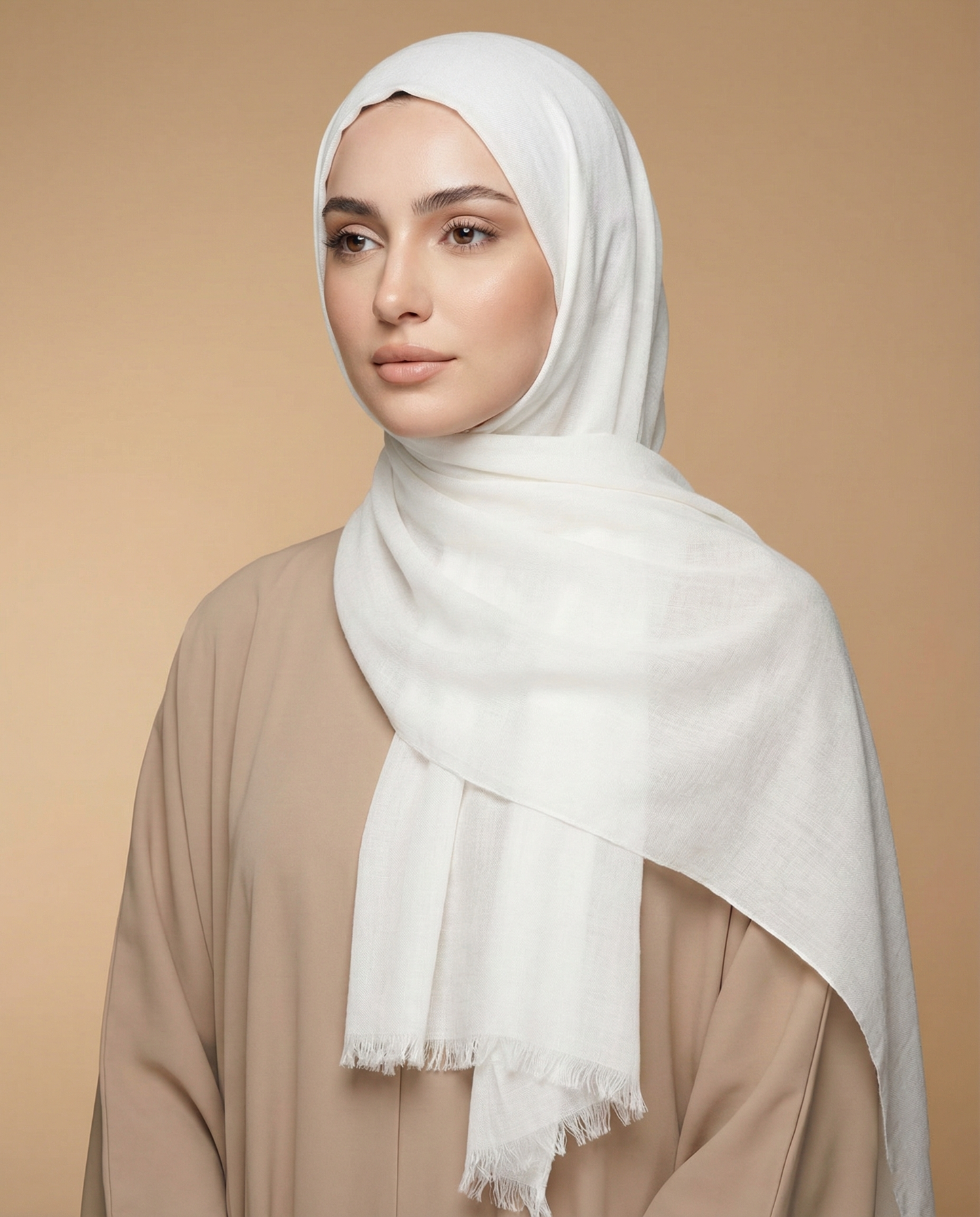 شيلة القطن الملكي – أبيض لؤلؤي