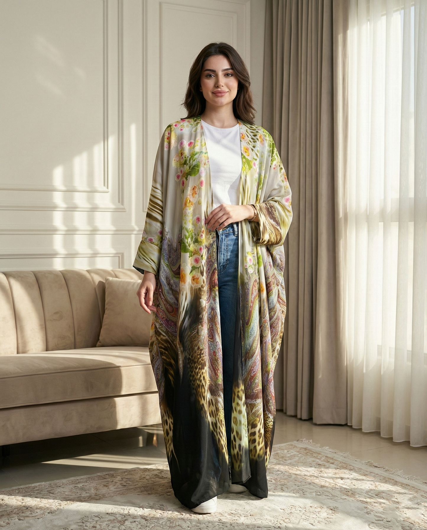 بِشت فلورين دبل شيفون – جاكار إسباني فاخر