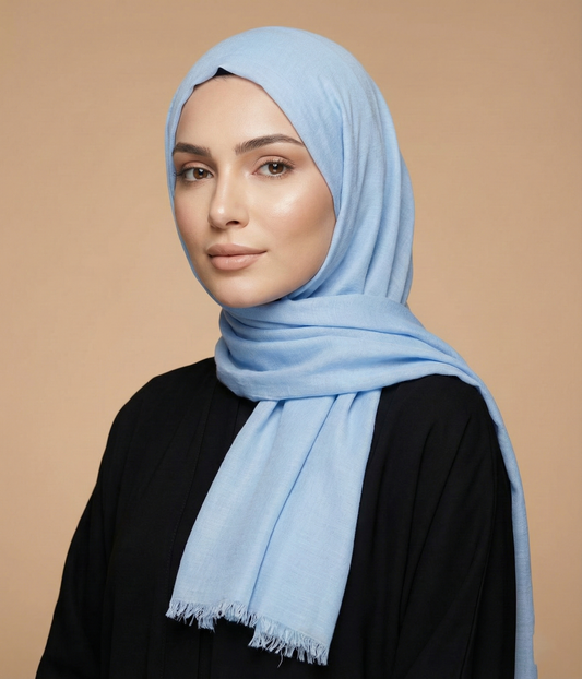شيلة القطن الملكي – أزرق سماوي