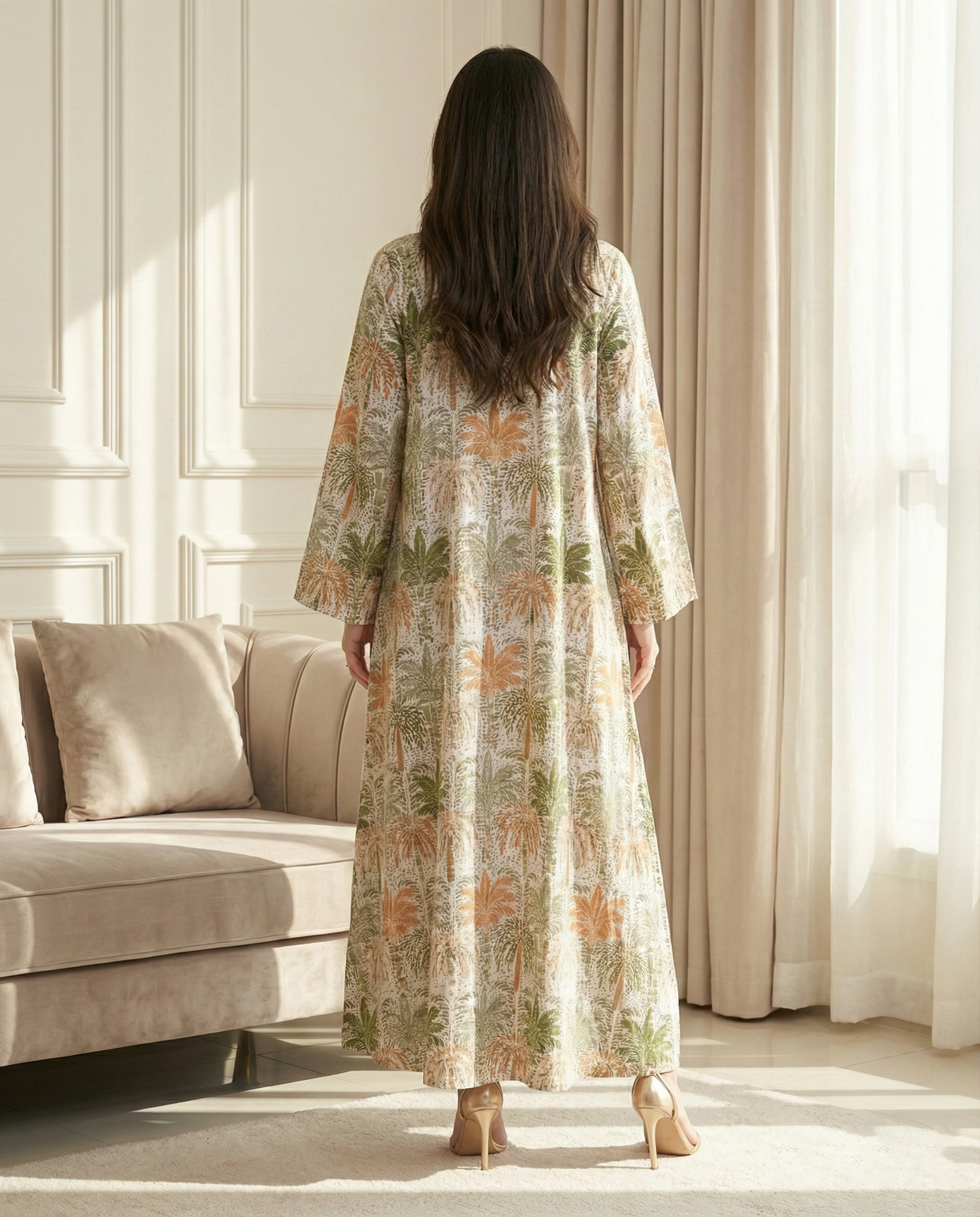 جلابية كويتية دبل كلوش - واحة الرمال