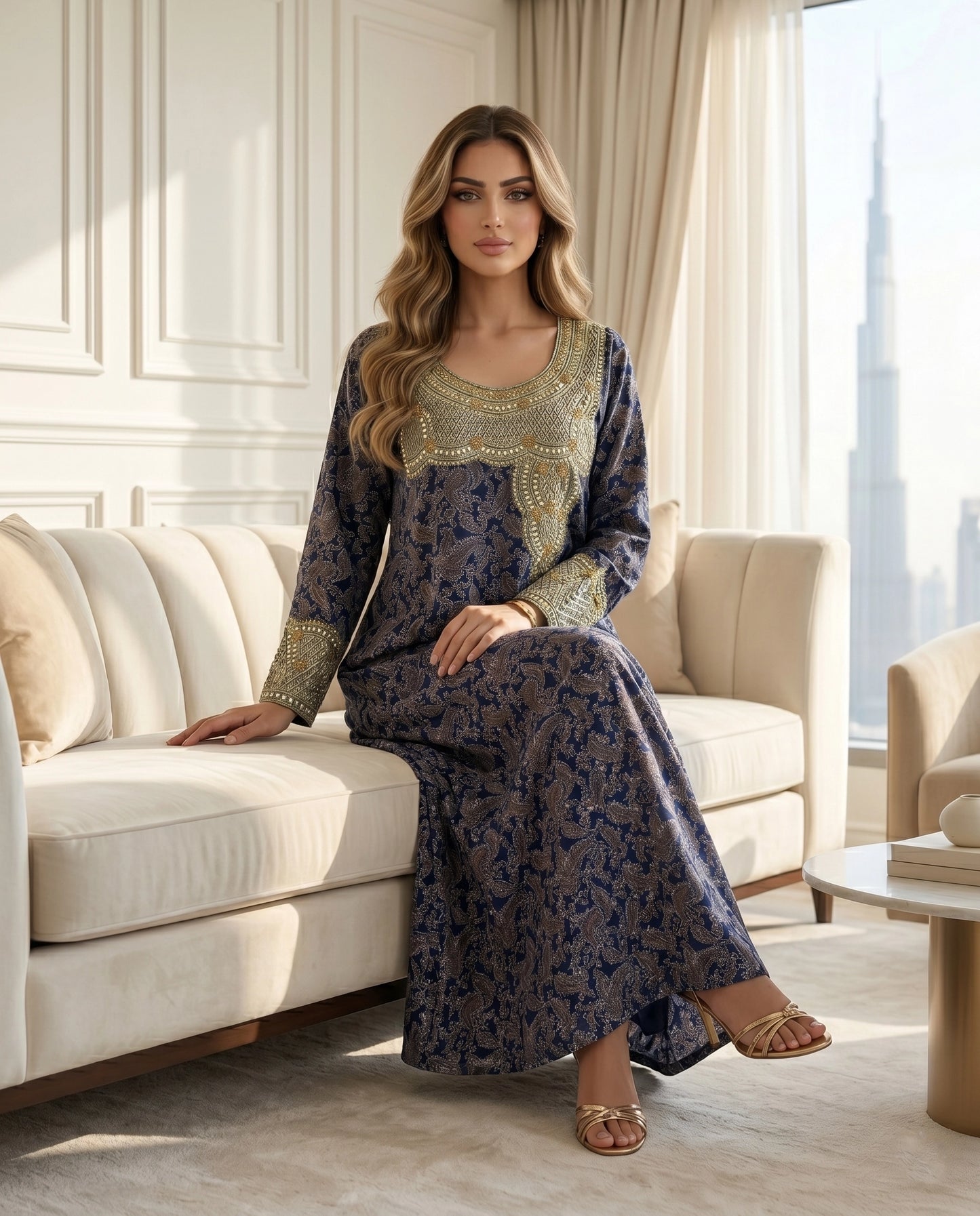 جلابية ليل السمو – قطن طبيعي