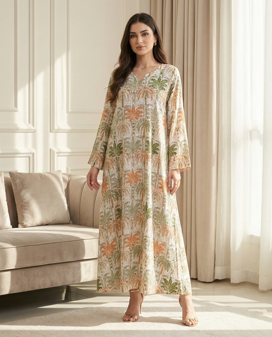 جلابية كويتية دبل كلوش - واحة الرمال