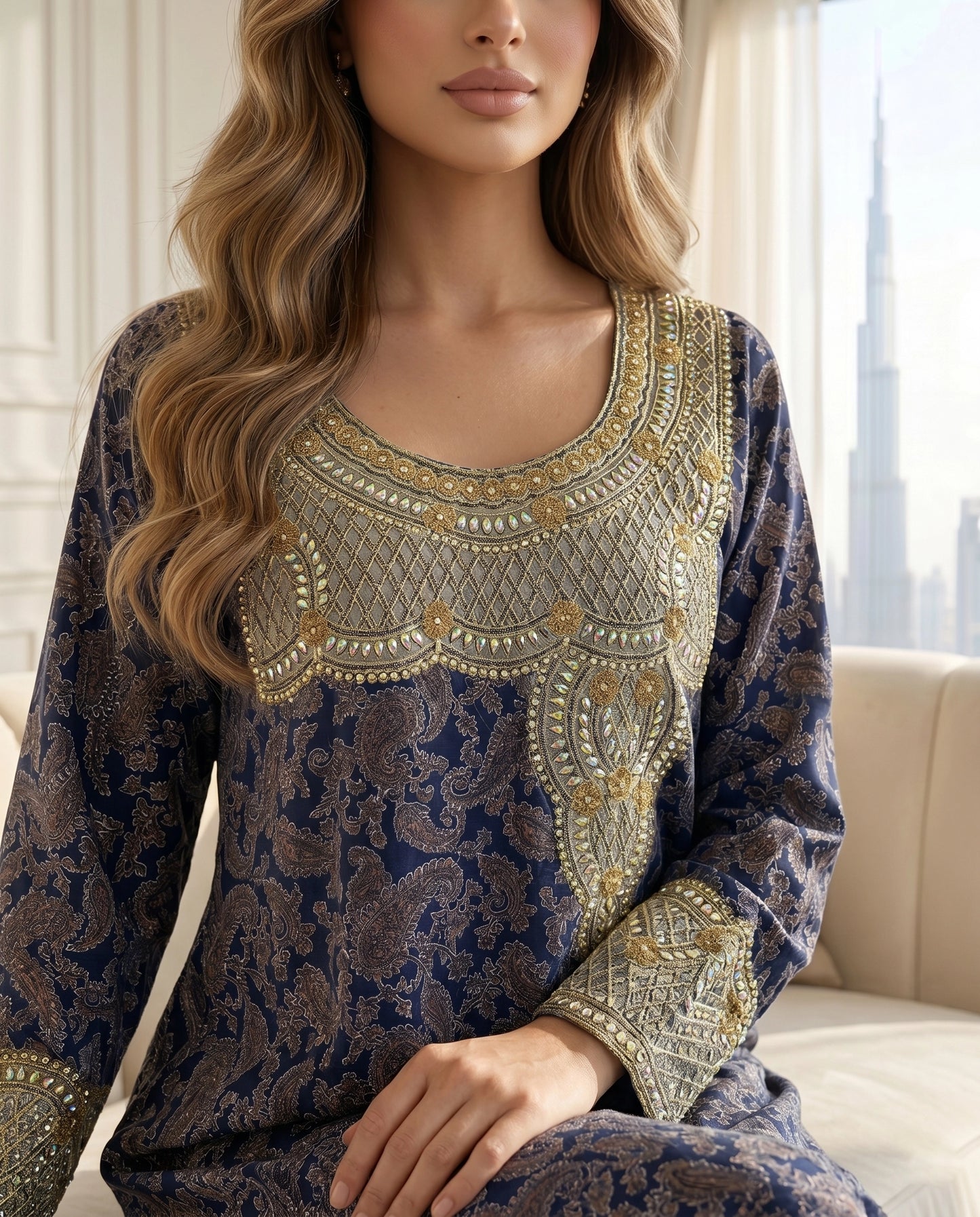 جلابية ليل السمو – قطن طبيعي