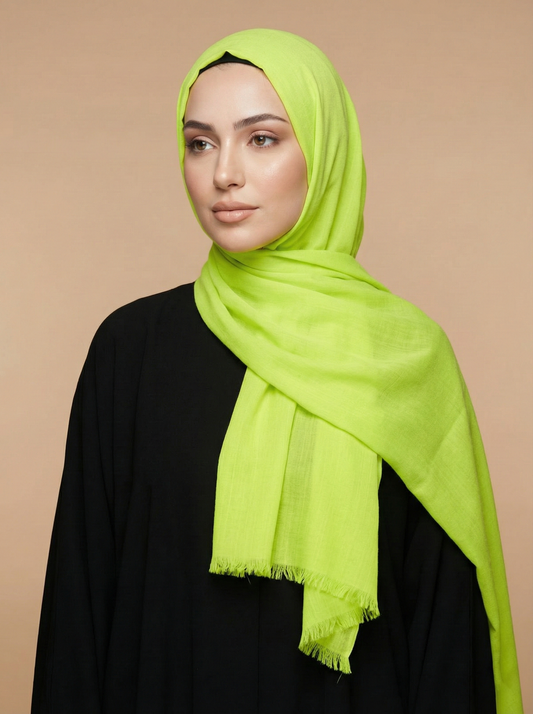 شيلة القطن الملكي – أخضر ليموني