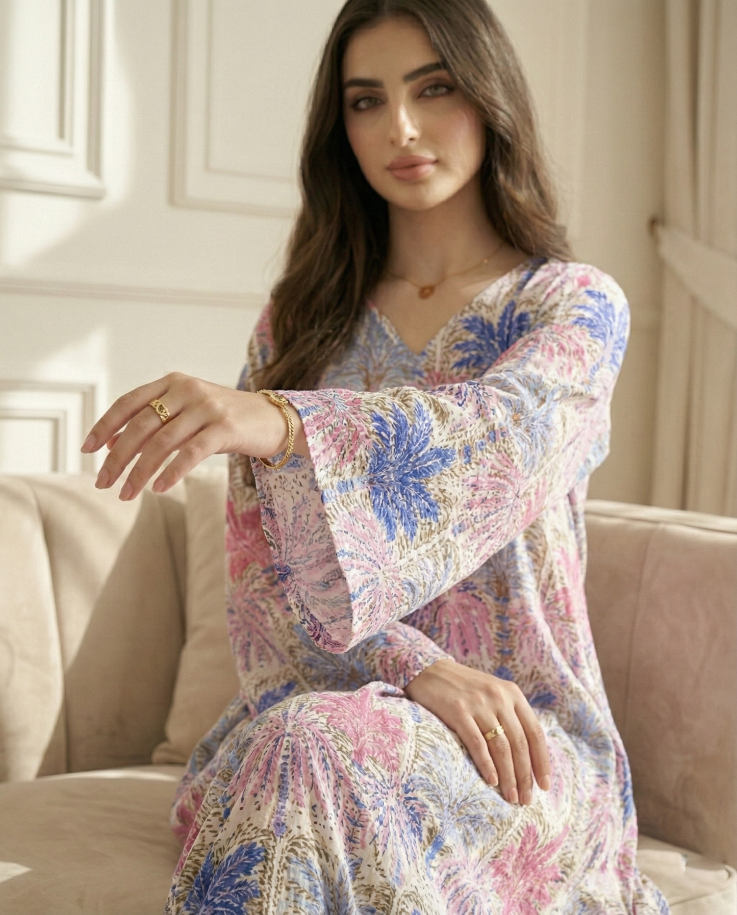 جلابية كويتية دبل كلوش – ديجيتال واحة